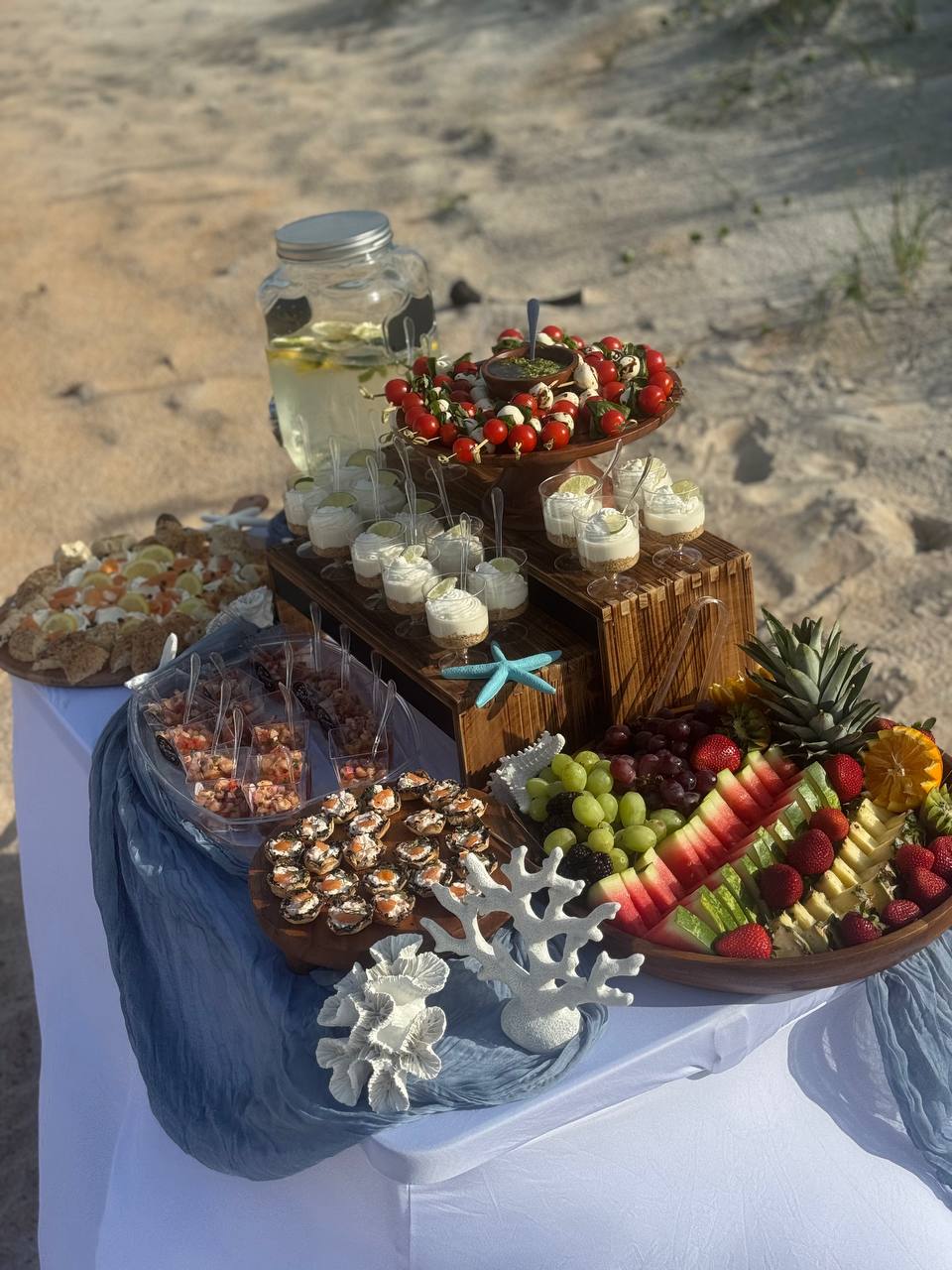 Citrus & Sea Delight Grazing Table (4Ft)