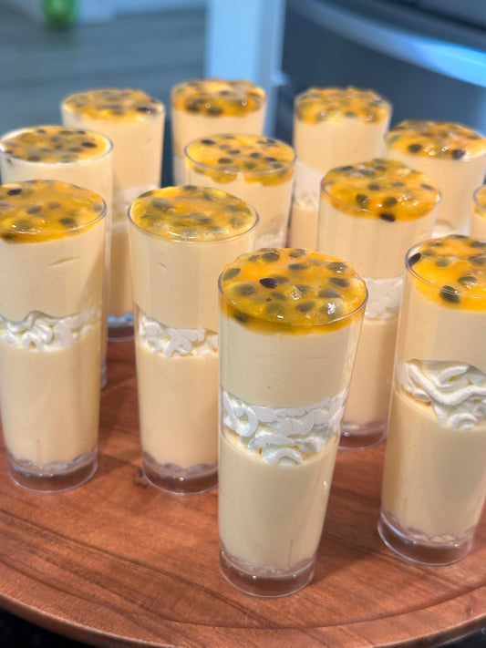 Mini Passionfruit Mousse (12 Count)
